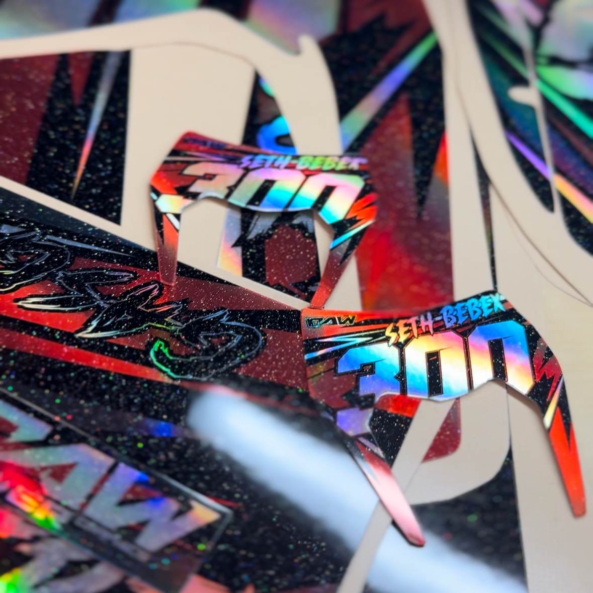 FULL CUSTOM STREET BIKE GRAPHICS KIT